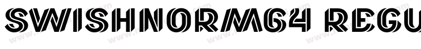 SwishNorm64 Regular字体转换